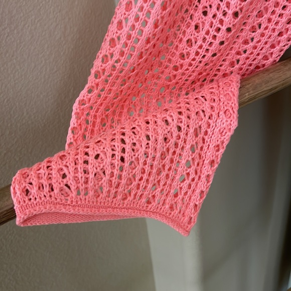 Judith March Neon Pink Crochet Top - Picture 5 of 14
